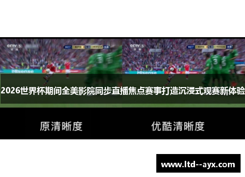 2026世界杯期间全美影院同步直播焦点赛事打造沉浸式观赛新体验 2026世界杯期间全美影院同步直播焦点赛事打造沉浸式观赛新体验