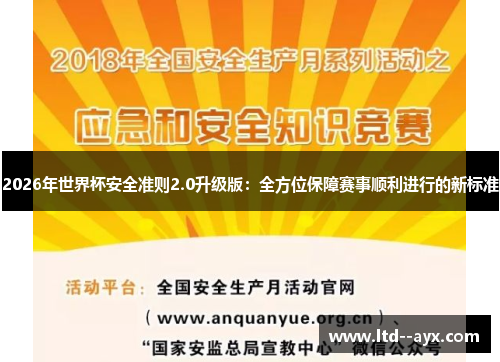 2026年世界杯安全准则2.0升级版:全方位保障赛事顺利进行的新标准 2026年世界杯安全准则2.0升级版:全方位保障赛事顺利进行的新标准